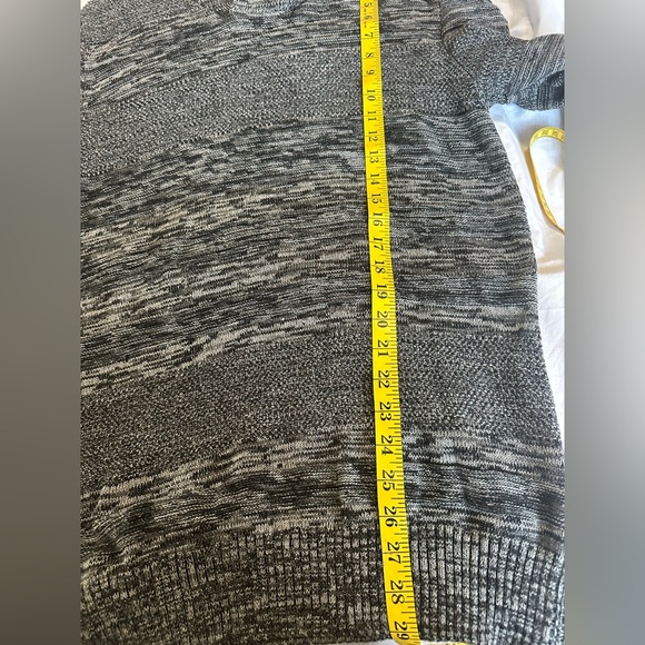 Sun + Stone Gray Knit Turtleneck Sweater - Picture 5 of 8